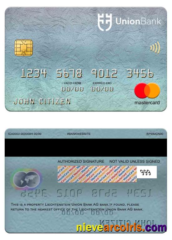 Liechtenstein Union Bank AG bank mastercard